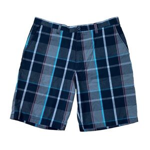 Men’s Subculture plaid striped shorts size 38